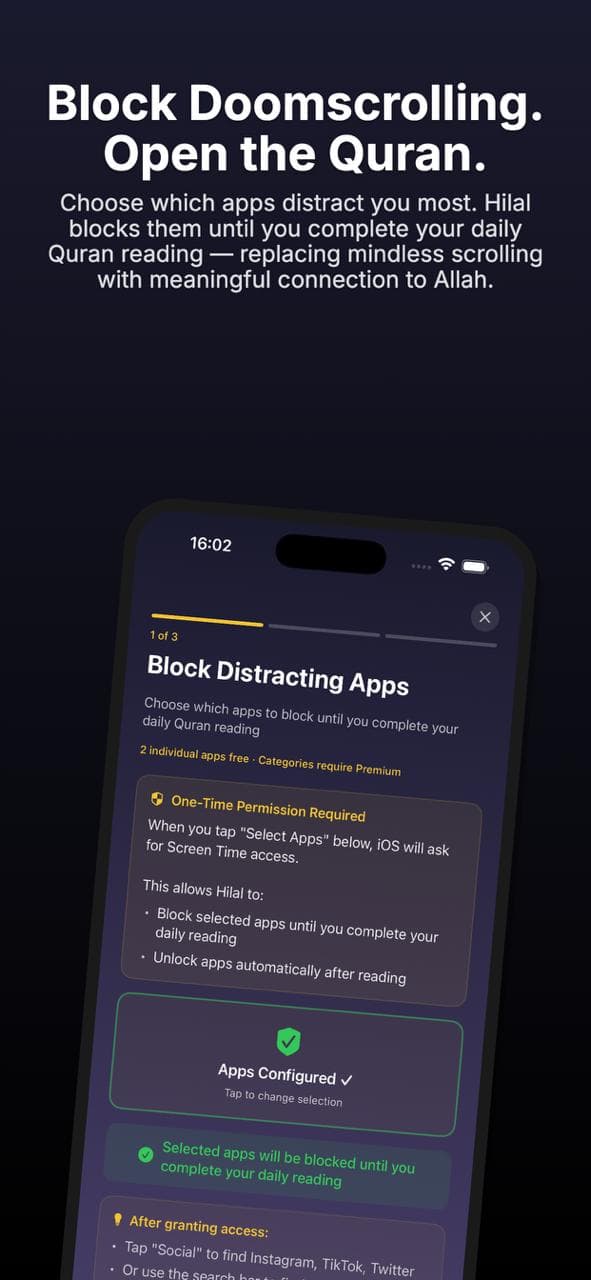 Select Apps to Block